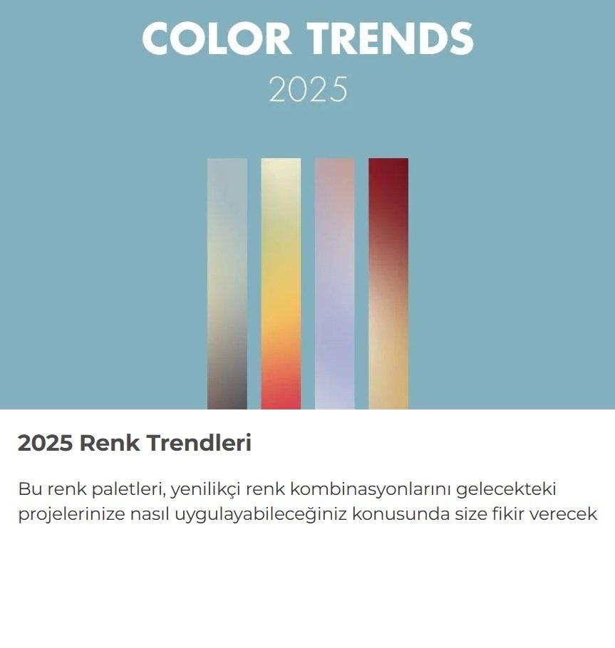 2025 Renk Trendleri